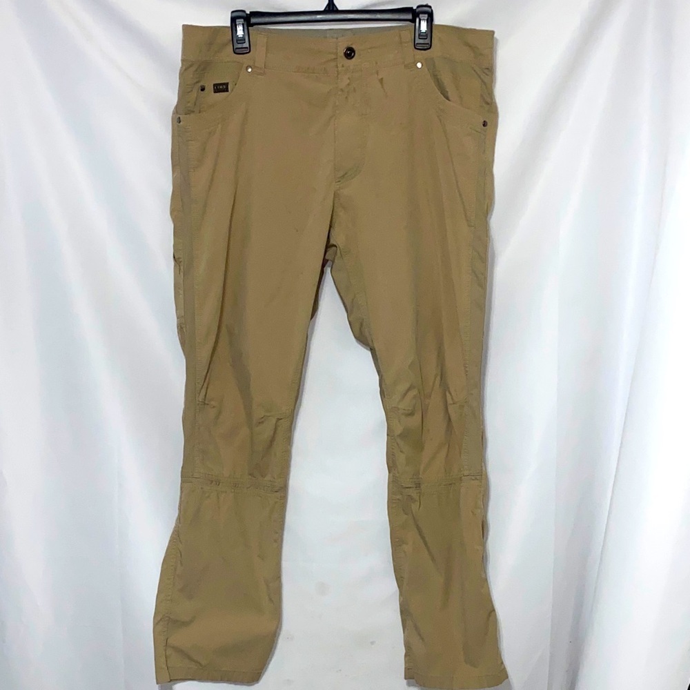 KUHL‎ Men's  SIZE 38x31 Tan Pants. CARGO POCKETS VERY GOOD CLEAN CONDITION
